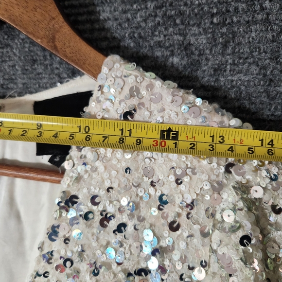 Retrofête Sequin Plunge Neckline Jumpsuit Size S - Picture 15 of 16